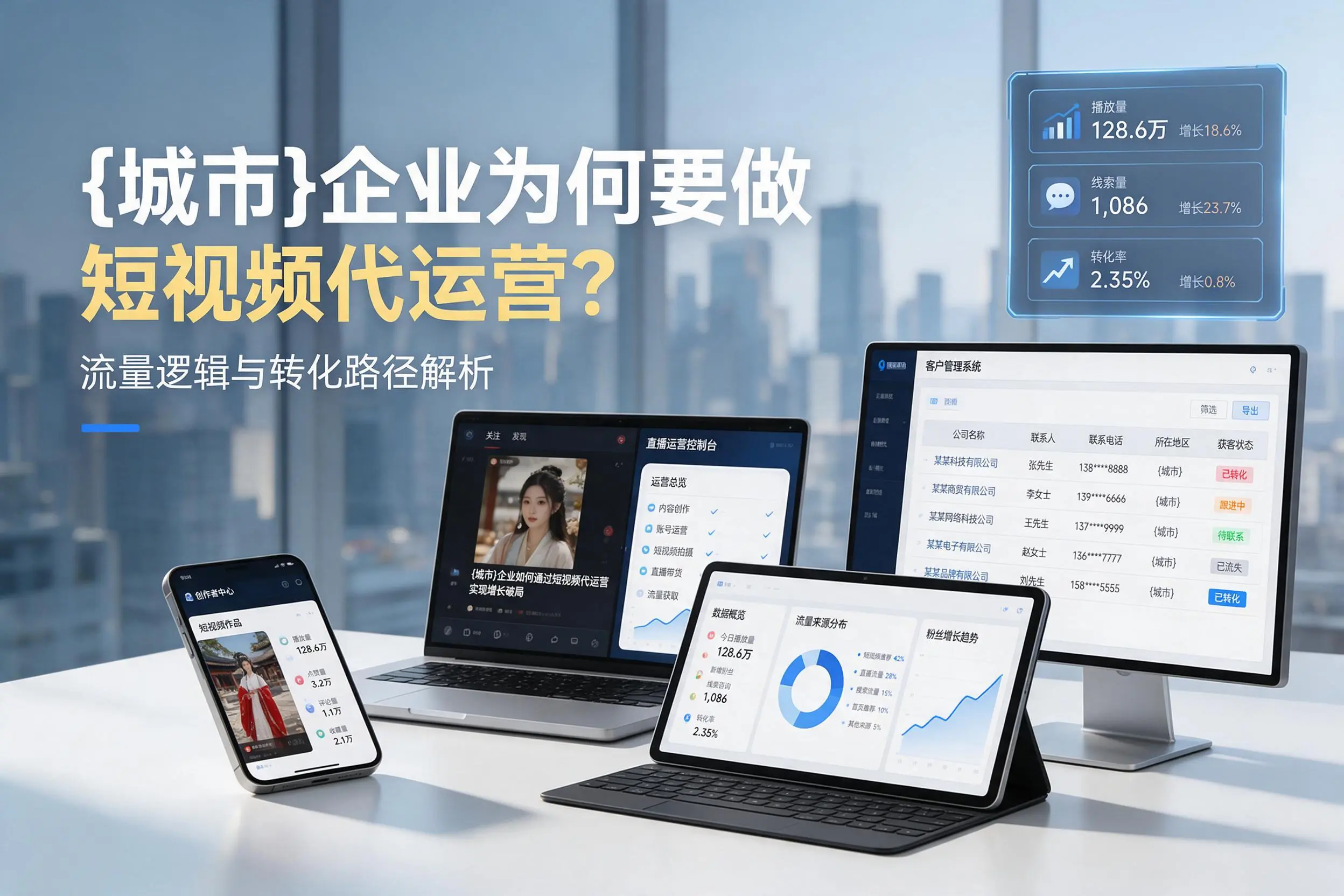 昌都企业为何要做短视频代运营？流量逻辑与转化路径解析