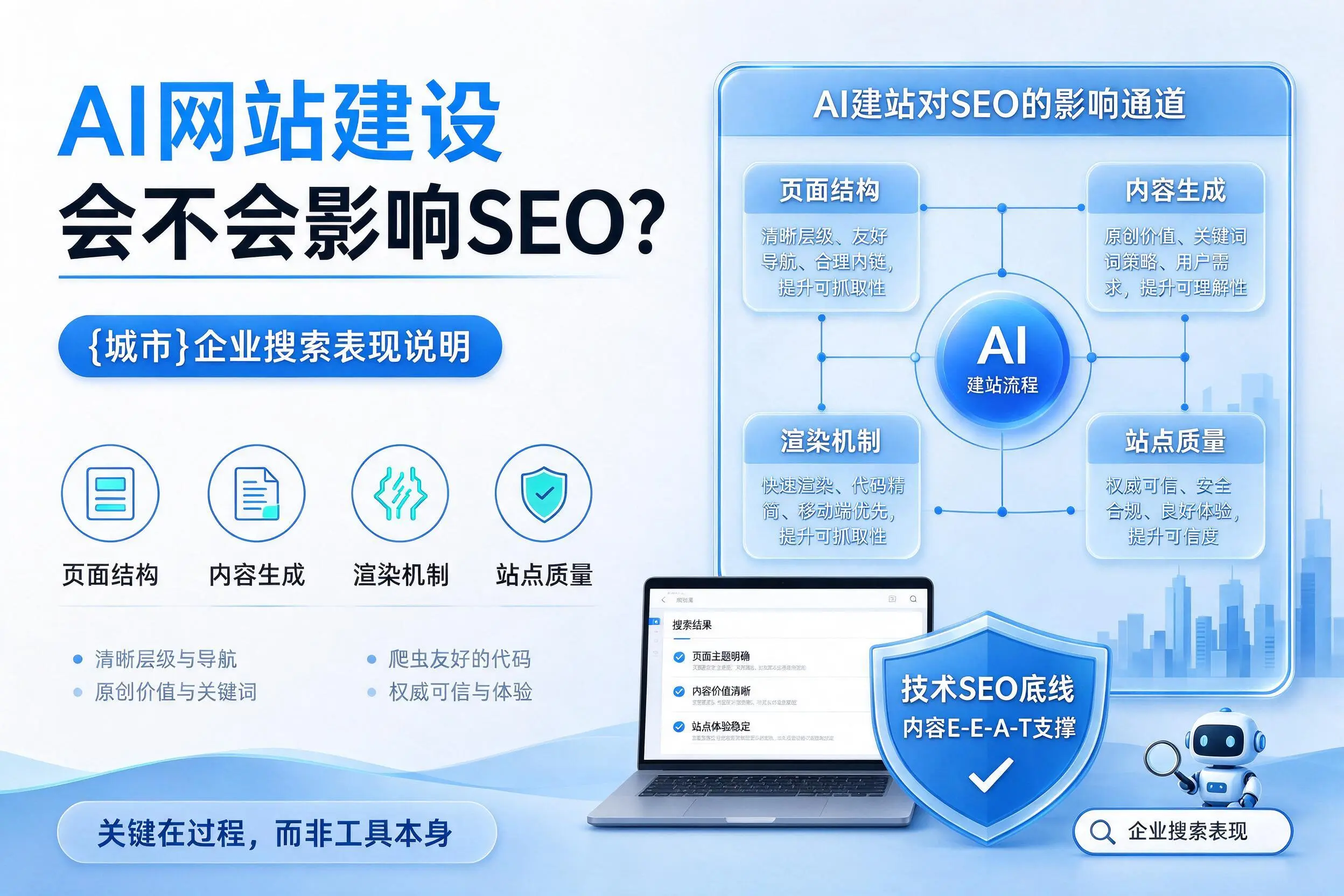 AI网站建设会不会影响SEO?昌都企业搜索表现说明