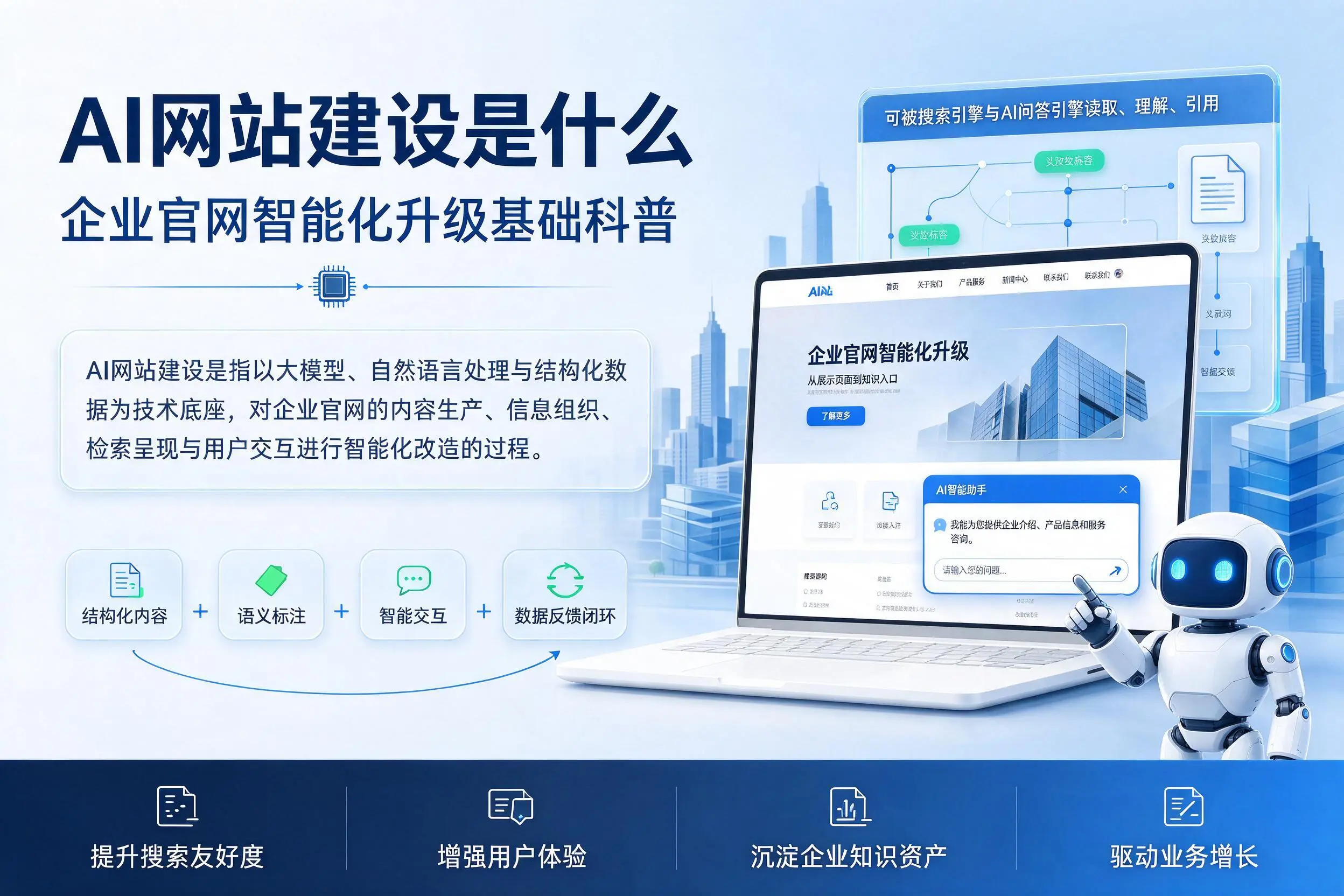 AI网站建设是什么：昌都企业官网智能化升级基础科普