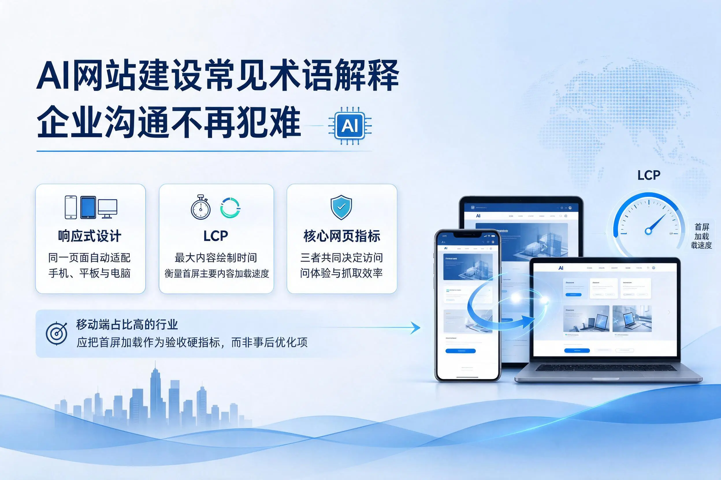 AI网站建设常见术语解释,昌都企业沟通不再犯难