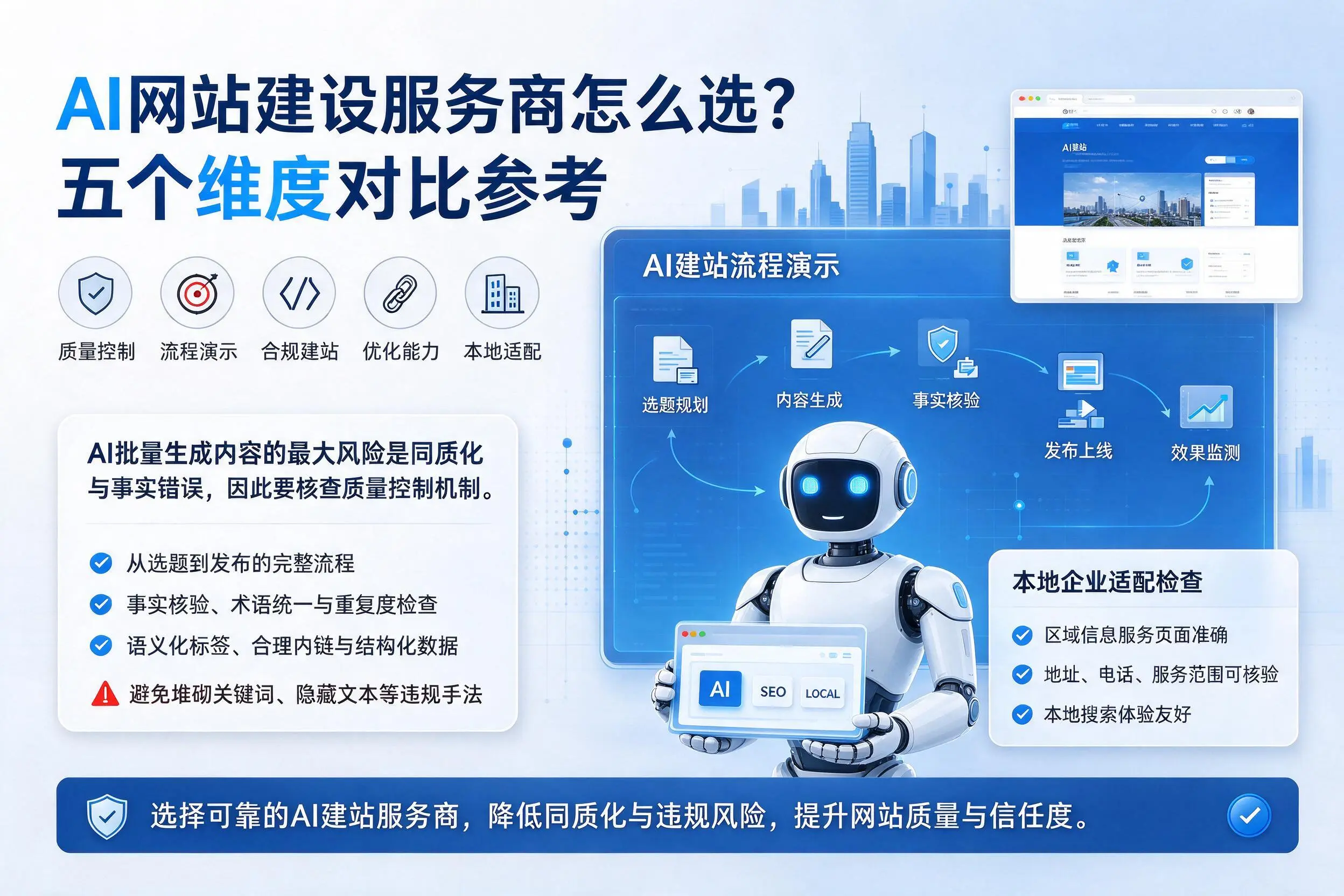 昌都AI网站建设服务商怎么选？五个维度对比参考