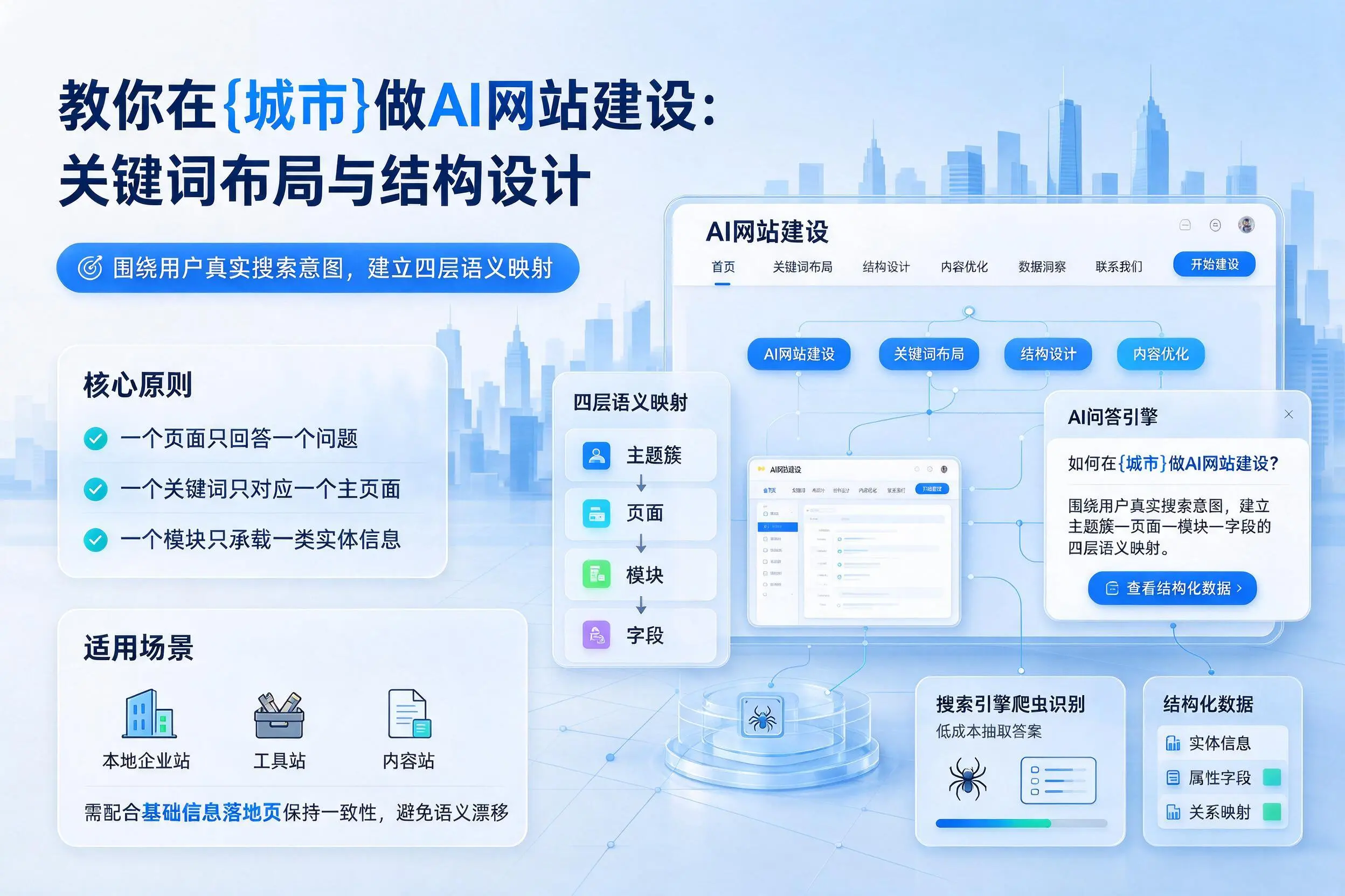 教你在昌都做AI网站建设：关键词布局与结构设计