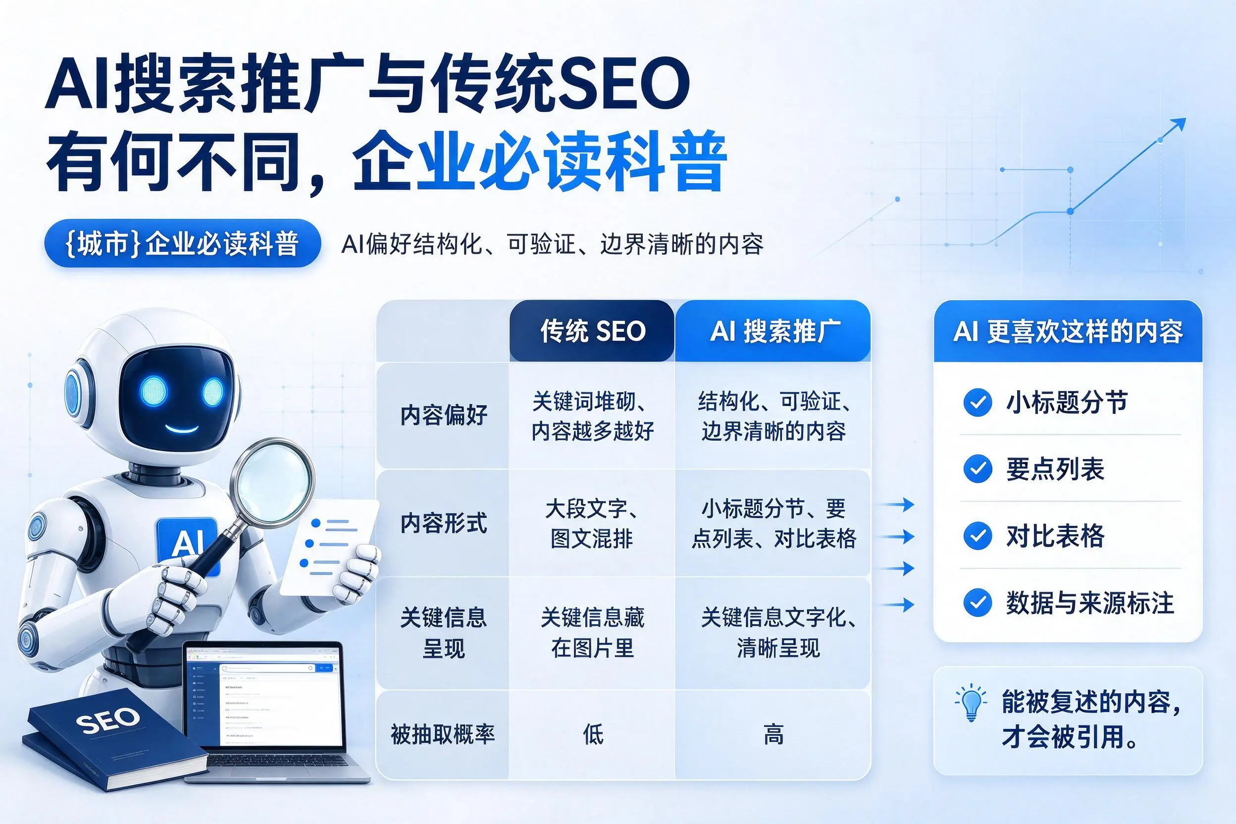 AI搜索推广与传统SEO有何不同，昌都企业必读科普