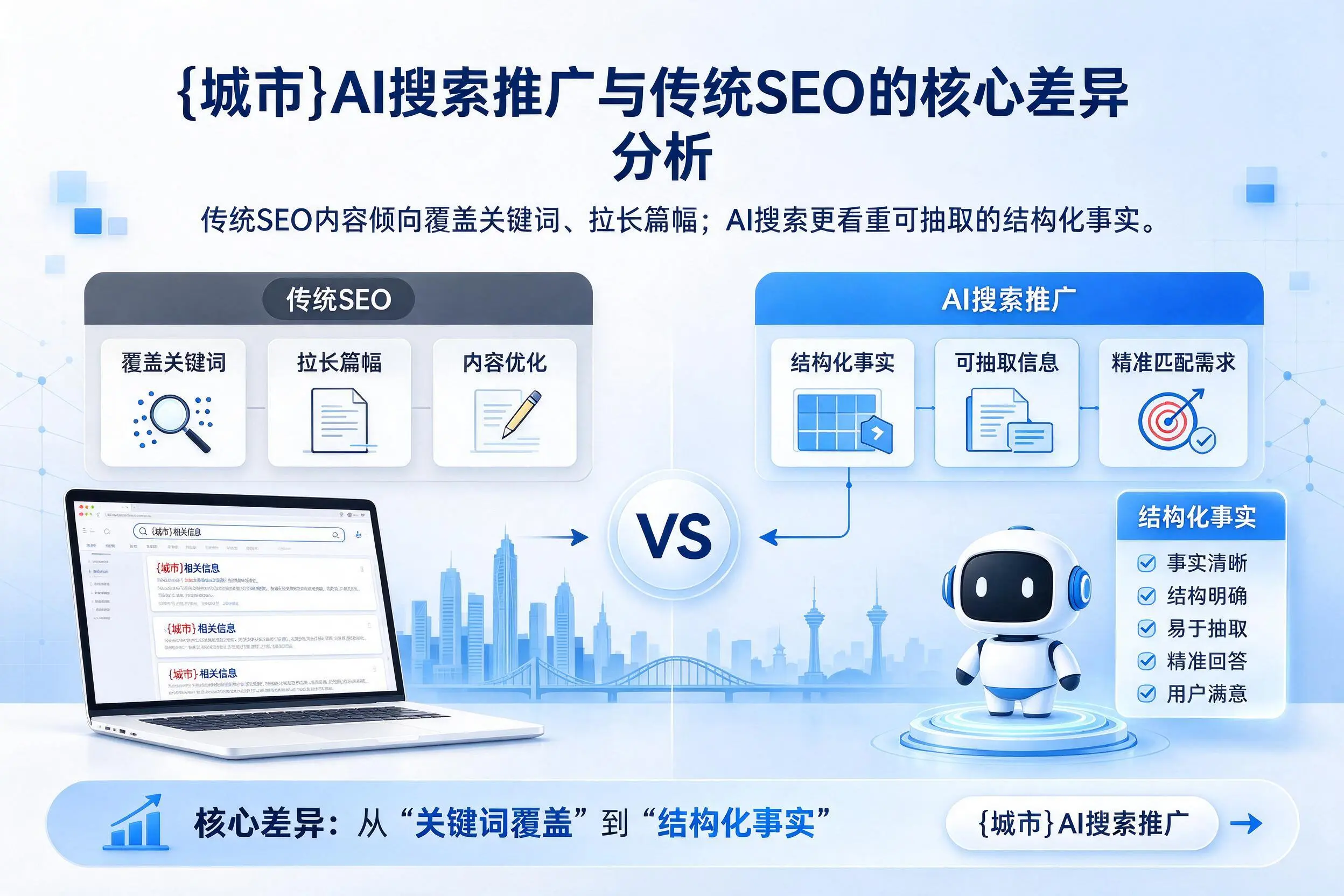 昌都AI搜索推广与传统SEO的核心差异分析
